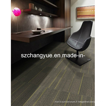 Carreaux de tapis modulaires en nylon avec support en PVC